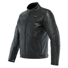 Blouson cuir moto noir Dainese