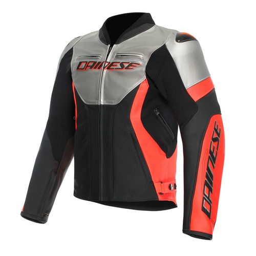 Veste moto cuir - de,