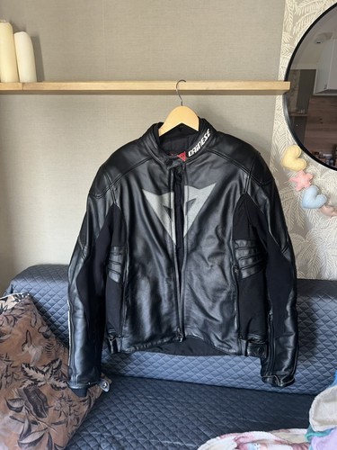 Veste moto cuir dainese - cuir,