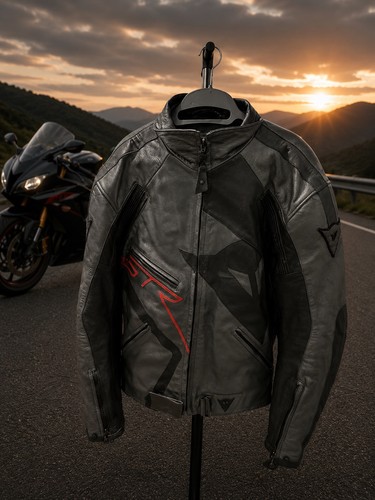 Blouson moto cuir - dainese, gtr