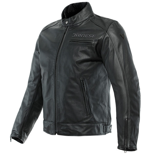 Blouson moto cuir noir dainese - blouson,
